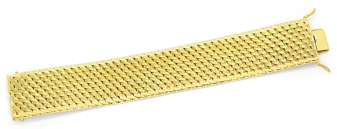 Foto 1 - Massives schweres breites Gold-Armband 14K/585 Gelbgold, K2608