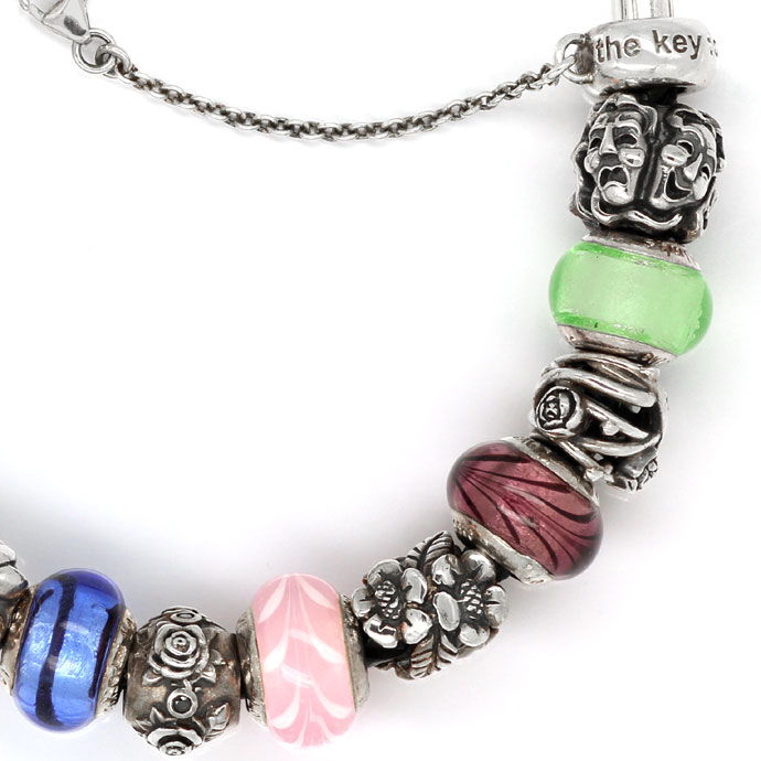 Foto 2 - Lovelinks Armband mit 20 verschiedenen Beads 925 Silber, R9195