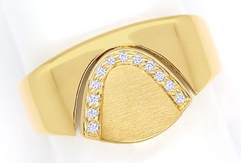 Foto 1 - Wundervoller Designer-Ring mit Brillanten 18K Gelbgold, S1474