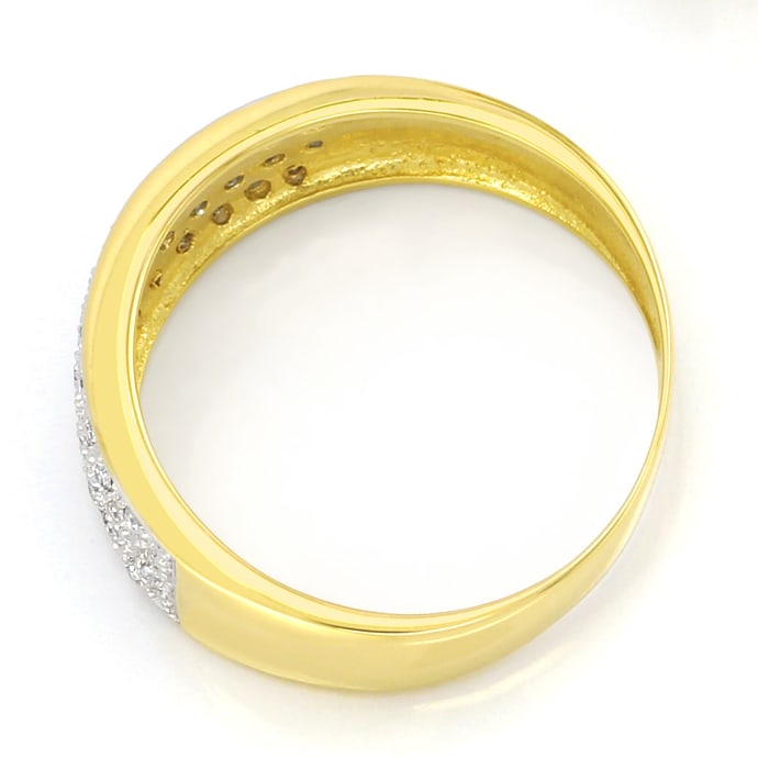 Foto 3 - Schmuckset Ohrringe und Ring mit 100 Diamanten 14K Gold, S2456