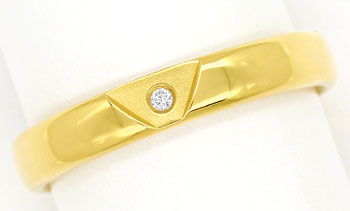Foto 1 - Niessing Diamantring mit 0,015ct Brillant, 18K Gelbgold, S5114