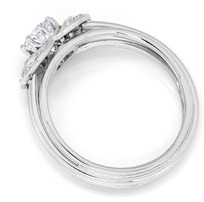 Foto 3 - Handarbeits-Ring mit 0,67ct Diamanten in 585er Weißgold, S9887